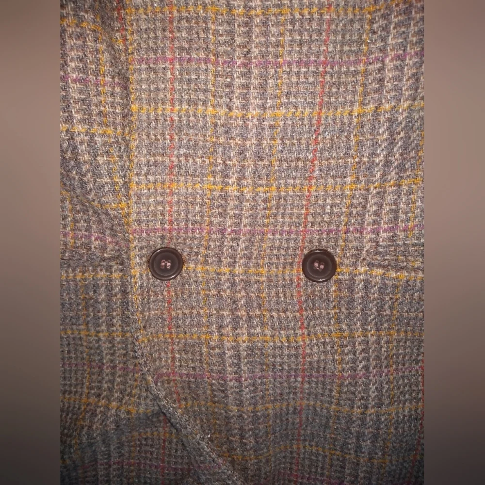 Vintage Ego Fashions Women"s Pink Tweed Blazer, Size 5, Double Breasted,… - Picture 4 of 7